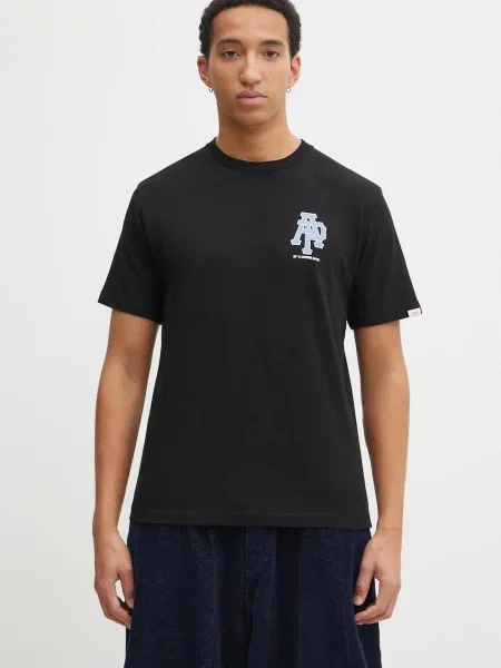 AAPE tricou din Basic cu imprimeu negru