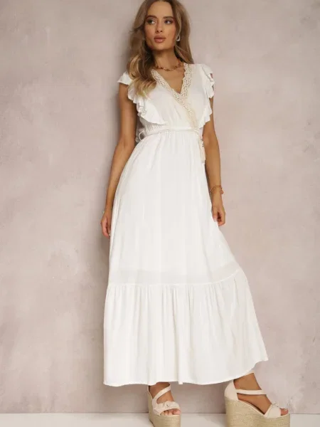 Rochie Ampanie albă
