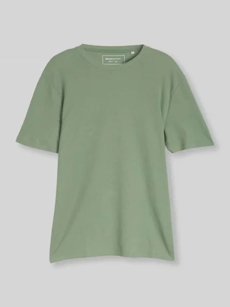 T-shirt o kroju regular fit z mieszanki bawełny Tom Tailor Denim