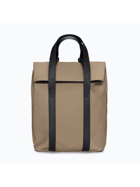 Rains plecak 2 Way Tote Backpack Mini duży gładki beżowy