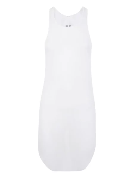 Žebrovaná košile Rick Owens bílá