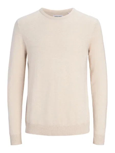 JACK & JONES Majica JJEmil progasto bež