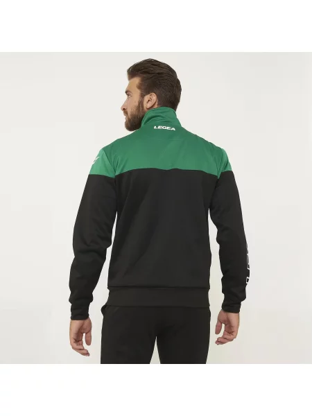 Kurtka sportowa Oversize z zamkiem ONTARIO zielona czarna