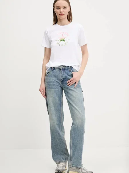 Converse t-shirt biały