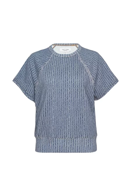 Scurt pulover Rag & Bone albastru
