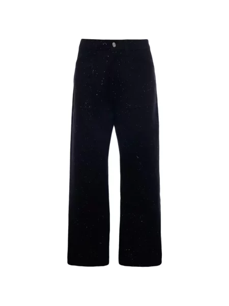 Дънки с широки крачоли Givenchy черно