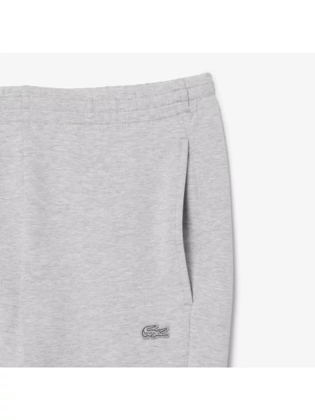Lacoste Dopasowane Spodnie Dresowe Commuter Z Jerseyu szare