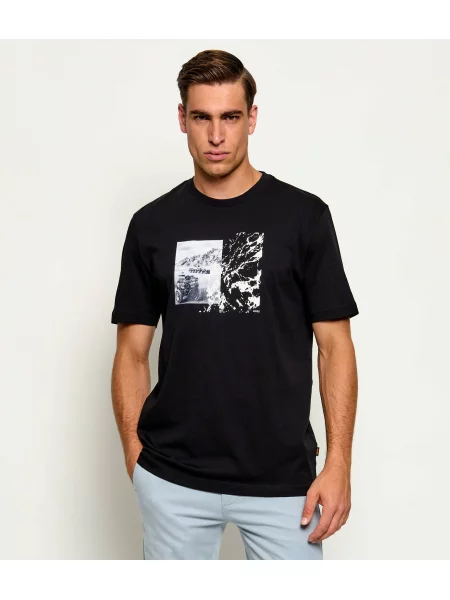 BOSS ORANGE Tricou Te_Motors negru