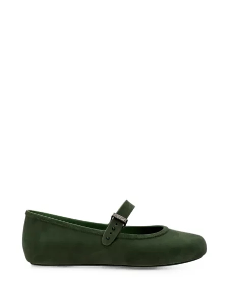 Balerini Melissa de catifea verde