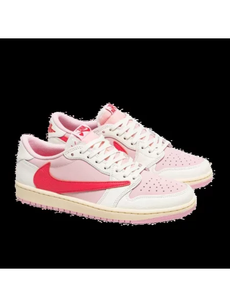 Retro tenisky Nike s tropickým vzorom ružová