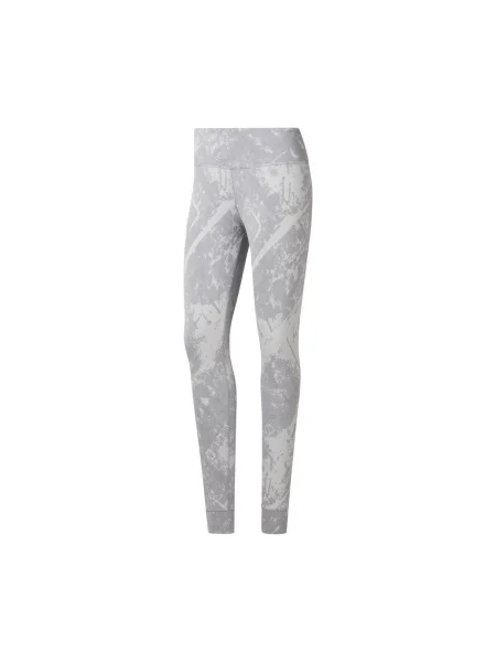 Žakárové nohavice Reebok Sport sivá