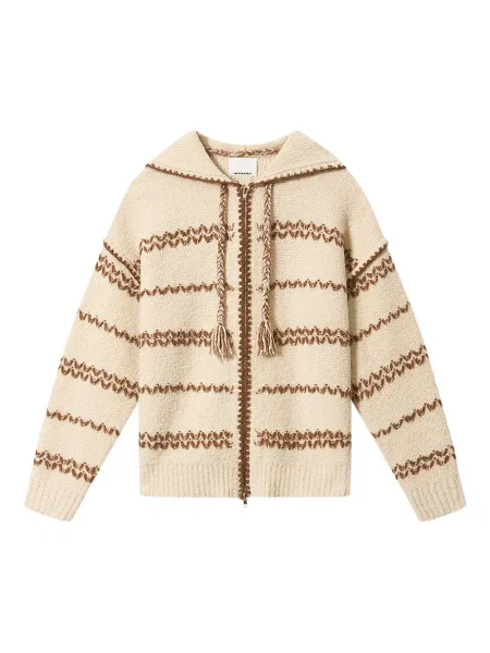 Cardigan Marant cu dungi cu glugă