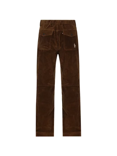 Pantaloni Moncler Grenoble de catifea maro