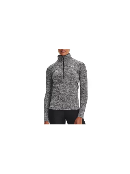 Under Armour W Tech Twist ½ Zip Kobiety Bluzy i bluzy z kapturem Under Armour Size: XS szary