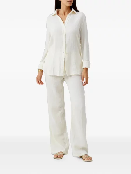 Pantaloni Melissa Odabash cu cordon alb
