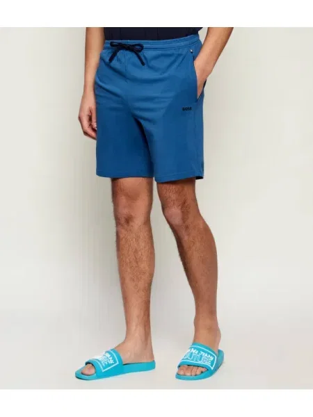 BOSS BLACK Pantaloni scurți Mix&Match albastru