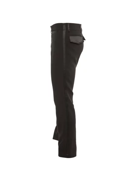 Pantaloni D&g Preowned de lână negru
