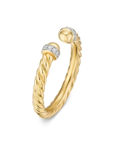 Inel David Yurman galben
