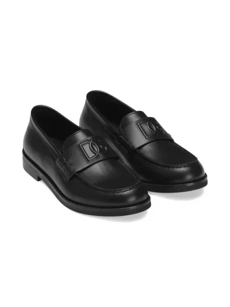 Dětské mokasíny Dolce & Gabbana černé