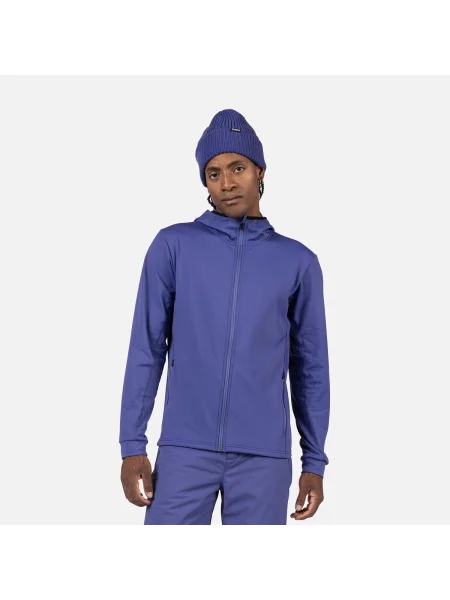 ROSSIGNOL BLUZA NARCIARSKA MID LAYER STRETCH HOODIE S niebieski