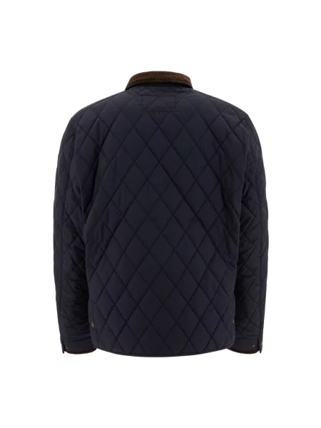 Kurtka Polo Ralph Lauren pikowana niebieska