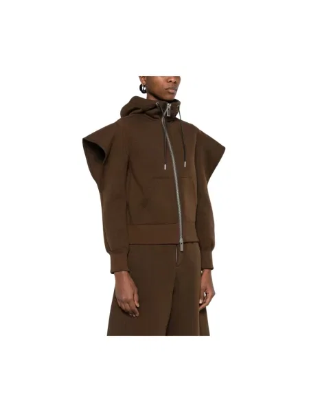 Bluza Sacai brązowa