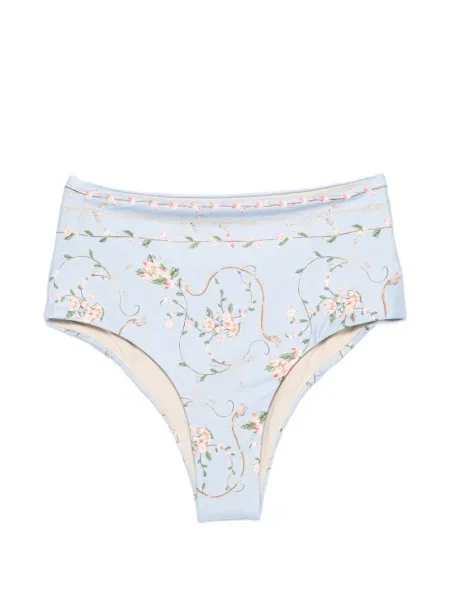 Bikini Agua By Agua Bendita cu model floral cu imagine albastru