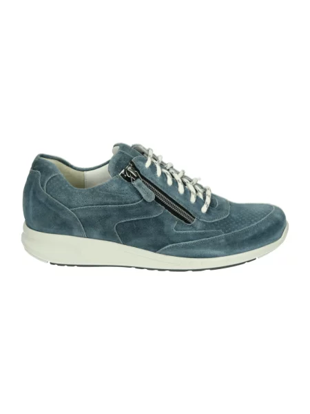 Sneakersy Durea zamszowe niebieskie
