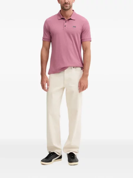 Tricou polo Helly Hansen cu broderie roz