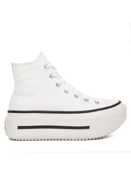 Converse Teniși Chuck Taylor All Star Lift Double Stack alb