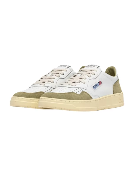 Sneakersy Autry zamszowe białe