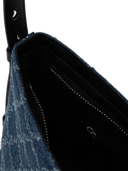 Асиметрична шопинг чанта Karl Lagerfeld Jeans синьо