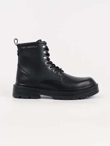Karl Lagerfeld pantofi de piele MILES negru