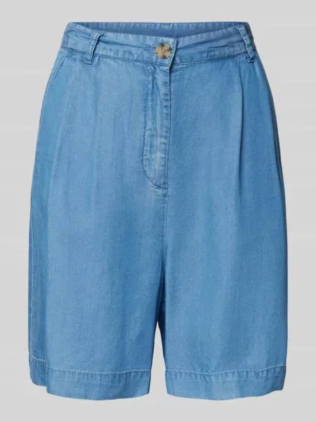 Szorty jeansowe o luźnym kroju z lyocellu model ‘FLEUR’ Vero Moda niebieskie