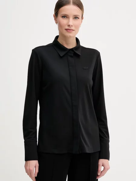 Lacoste cămașă pentru femei negru
