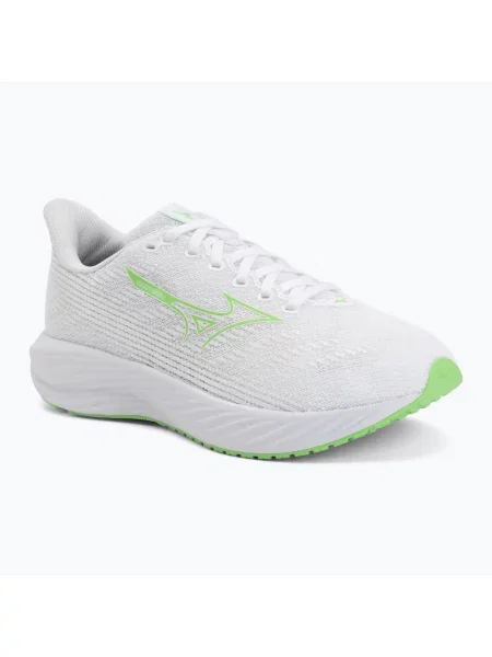 Gyerek futócipők Mizuno Enerzy Rider Jr white/glowing apple. Méret: 36 EU fehér