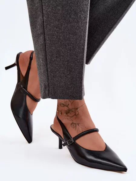 Sandale D&a din piele negru
