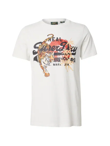 Retro tričko Superdry biela
