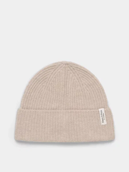 Marc O’Polo Шапка Молочний Вовна/поліамід