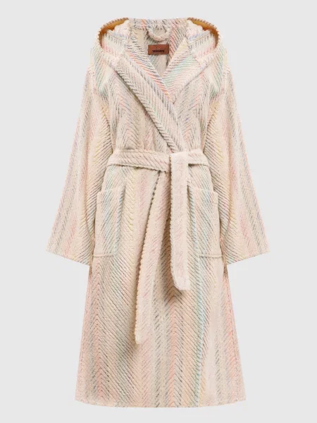 Махровый халат Missoni Home бежевый