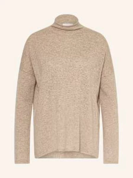 Allude Sweter Z Kaszmiru beige beżowy