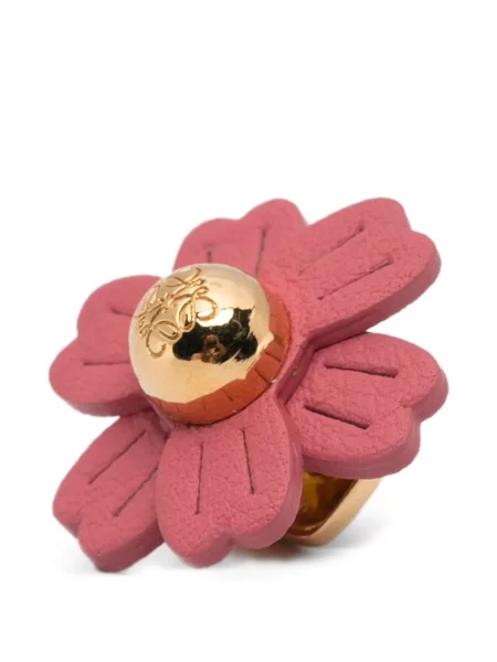 Pandantiv Loewe cu model floral roz