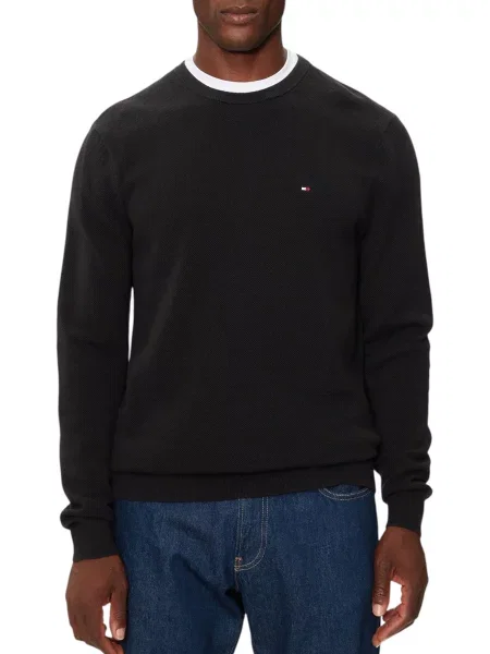 Pulover Tommy Hilfiger črna