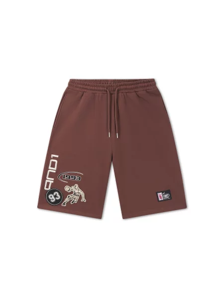 Pantaloni On Court Applique bej / maro / negru alb
