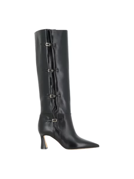 Botki Malone Souliers skórzane czarne