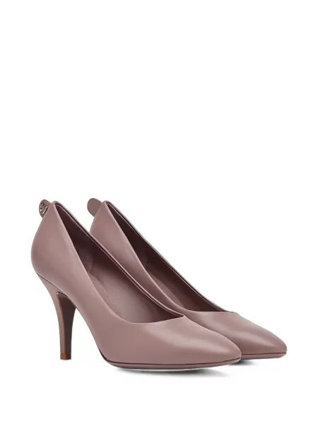 Pantofi cu toc Ferragamo din piele roz