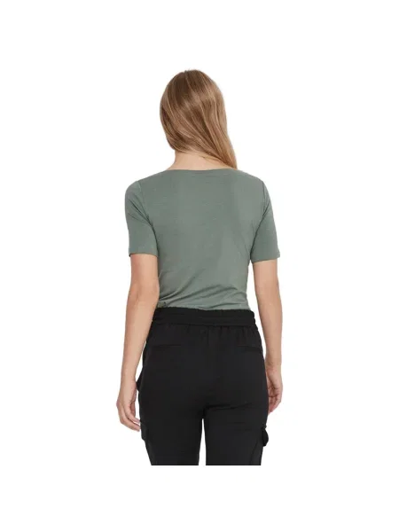 VERO MODA Tričko Panda' zelená