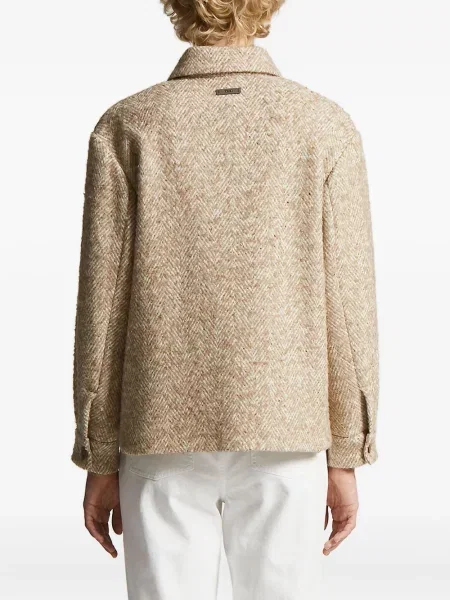 Geacă Peserico cu model herringbone