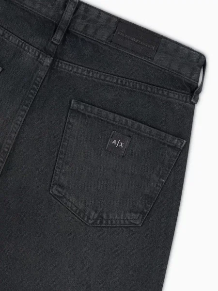 Джинсы бойфренды Armani Exchange черные