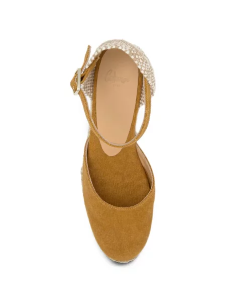 Éksarkú espadrilles Castaner sárga